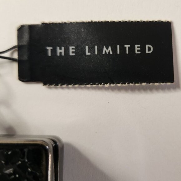 Black Sequin Evening Bag Chain Strap Satin Interior The Limited NWT party - Picture 3 of 7